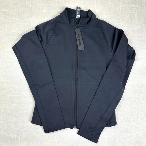 🖤 In Hand Nike X SKIMS Matte Mock Neck Full Zip Jacket Women M - Picture 2 of 5